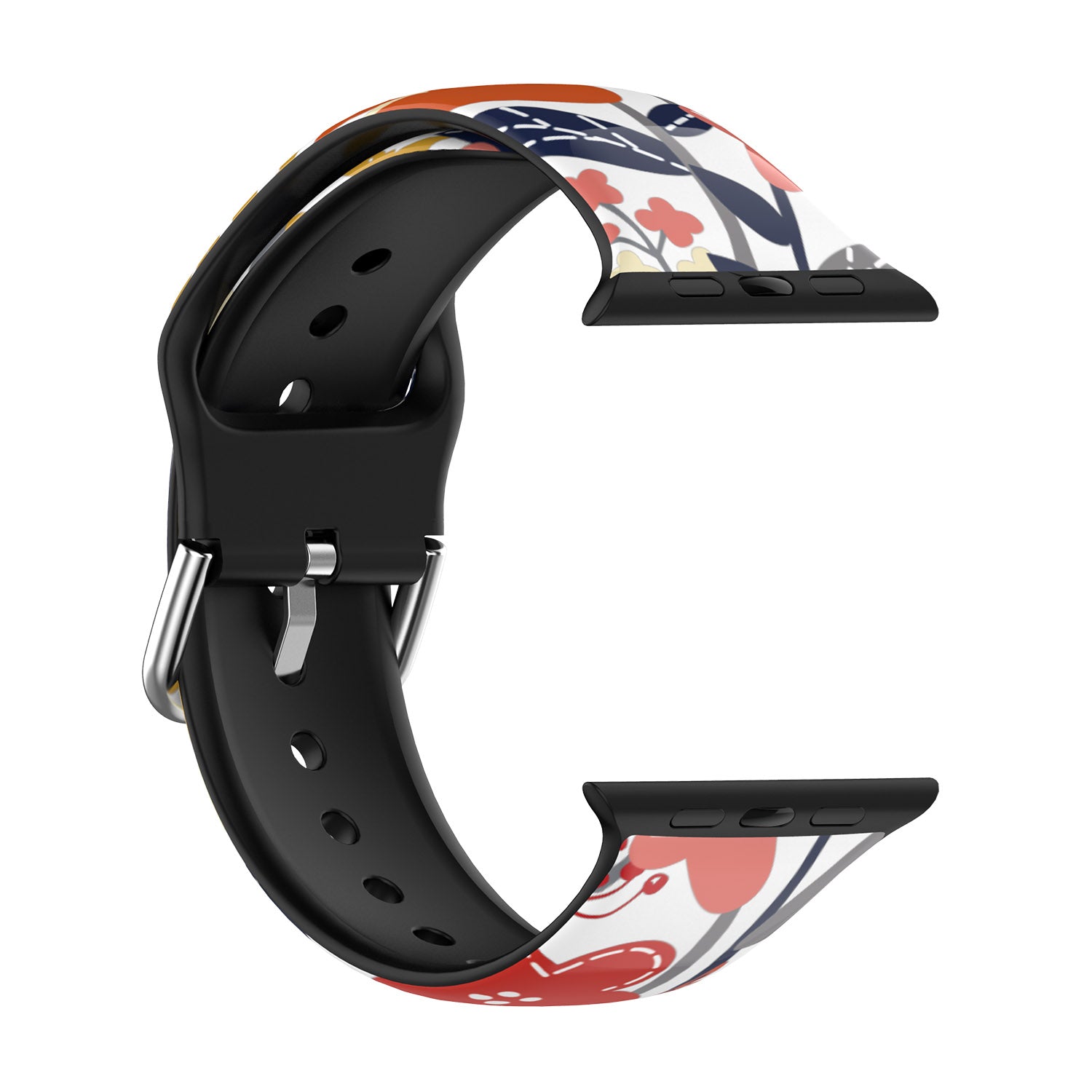 IML Pattern Printing Smart Watch Band Silicone Wrist Straps for Apple Watch Series 9 8 7 41mm 6 5 4 SE (2023) SE(2022) SE 40mm 3 2 1 38mm IML Pattern Printing Smart Watch Band Silicone Wrist Straps for Apple Watch Series 9 8 7 41mm 6 5 4 SE (2023) SE(2022) SE 40mm 3 2 1 38mm